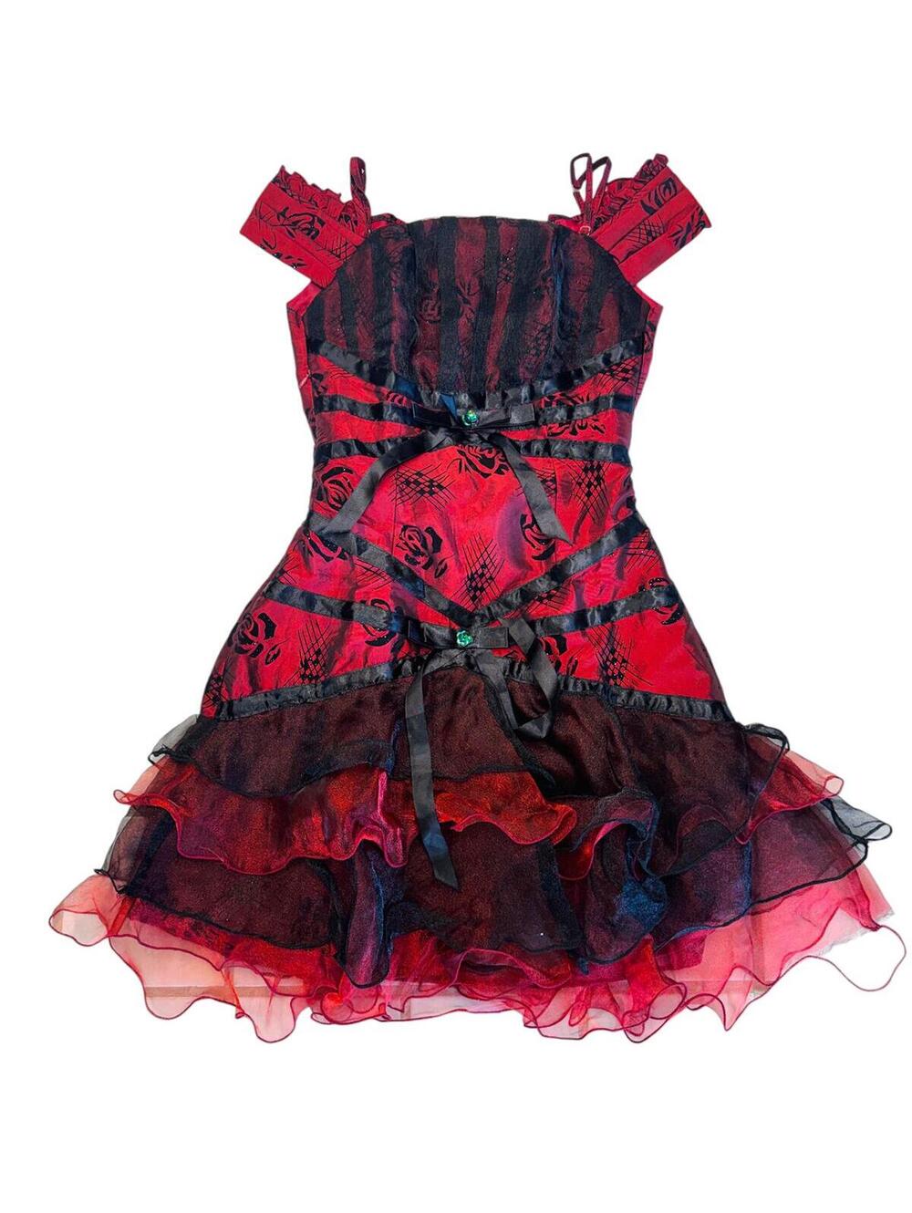 JIAYANG Gothic style mini dress